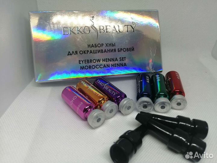 Хна для бровей ekko beauty