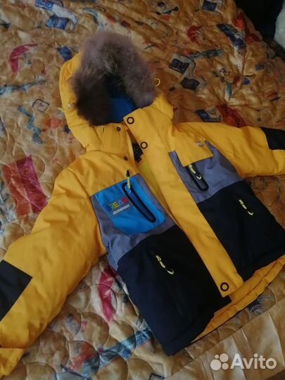 Детский зимний комбинезон на мальчика
