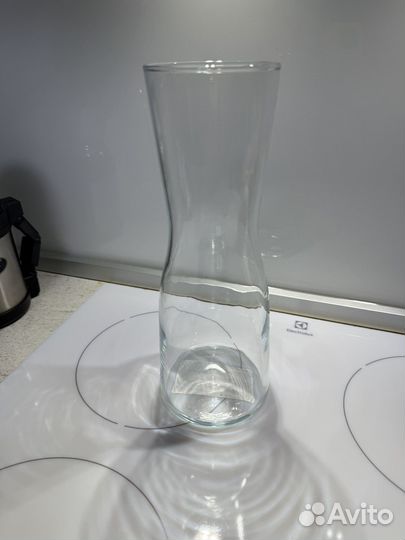 Ваза IKEA Тидваттен, стекло, 30см