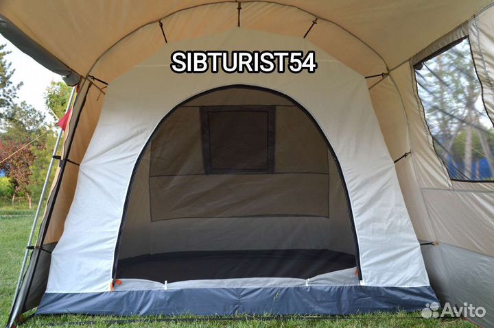 Палатка люкс 4-х местная с металлическими дугами