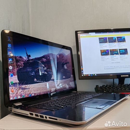 Большой HP I5 RAM6GB SSD/HDD game