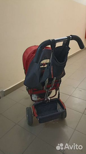 Детский велосипед с родительской ручкой