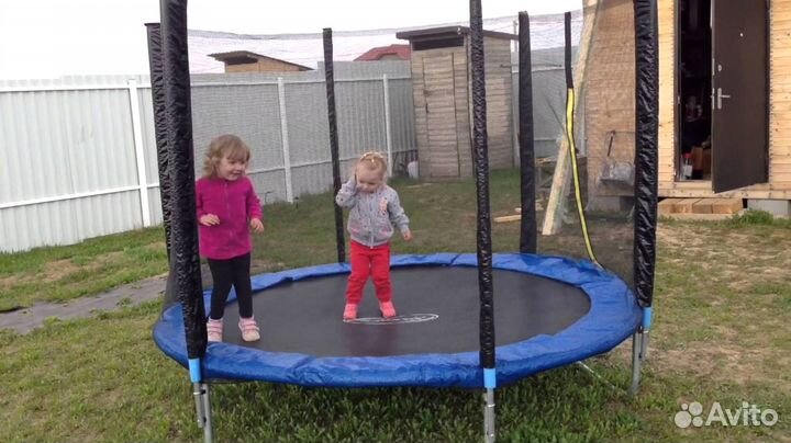 Батут с сеткой