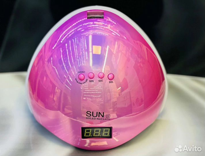Лампа для маникюра 4 8вт с дисплеем призма