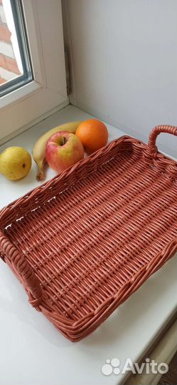 Поднос из бумажной лозы