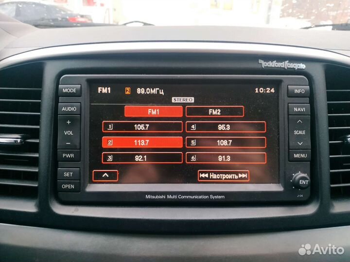 Магнитола mmcs-J04 Mitsubishi