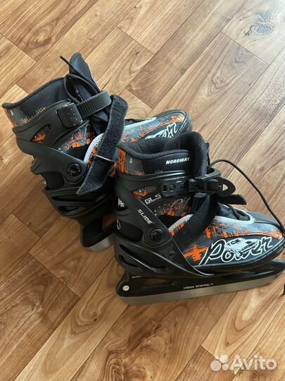 Коньки детские раздвижные 31-35