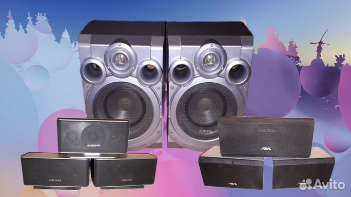 Колонки,Sven,Panasonic,Sony