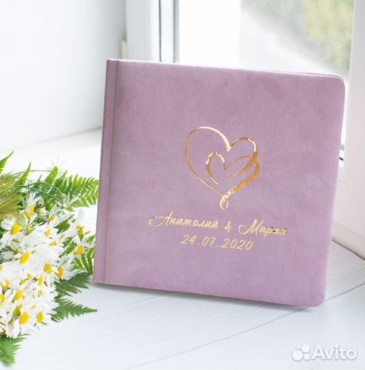 Свадебный фотоальбом ручной работы