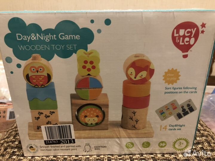 Lucy & Leo “День и ночь» логическая пирамидка