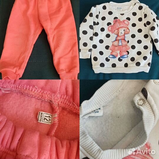 Детские вещи для девочки пакетом 68р