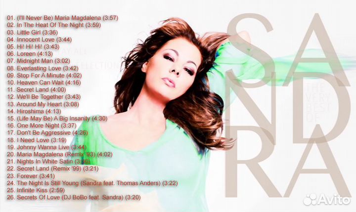 Sandra, видеоклипы на VHS, отправка