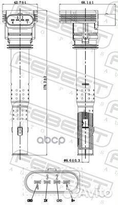 Катушка зажигания 23640001 Febest