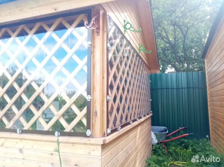 Мягкие окна для беседки