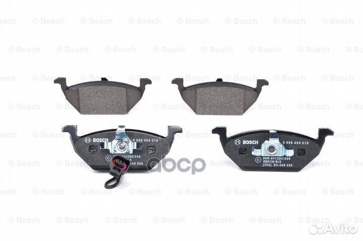 Колодки тормозные дисковые перед LCV 0 986