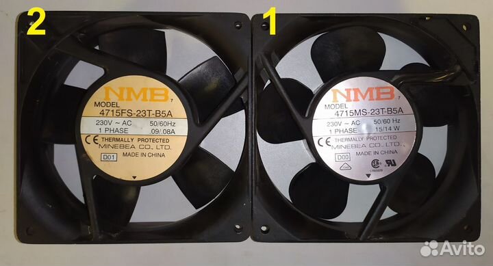 NMB-MAT вентилятор осевой 220V переменного тока