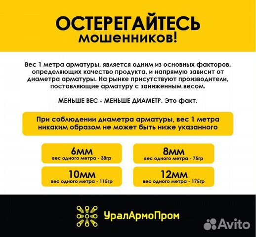 Стеклопластиковая арматура 10мм 100 метров