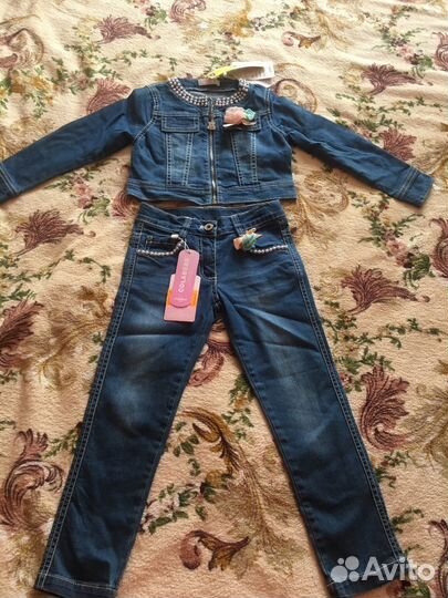 Костюм джинсовый 98см
