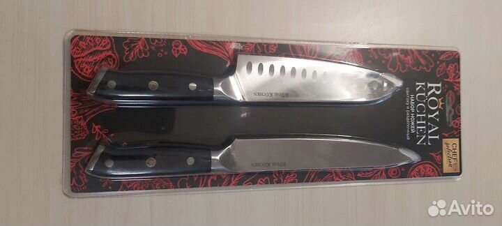 Новый набор ножей. Сантоку и разделочный