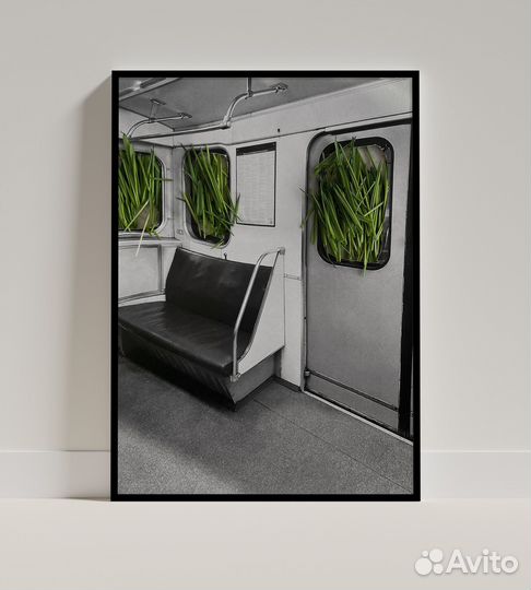 Постер весна в метро