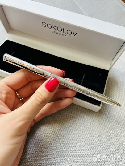 Ручка из серебра Sokolov