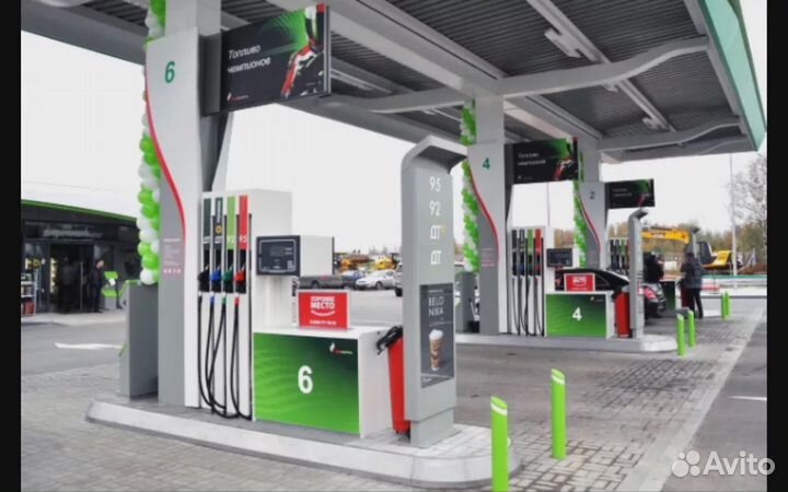 Дворник на АЗС