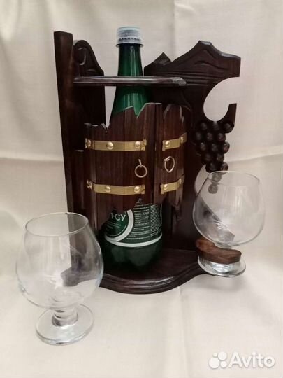 Подставка деревянная под напитки