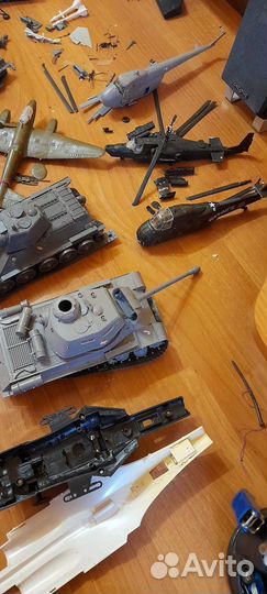 Модели сборные полусобранные- резерв