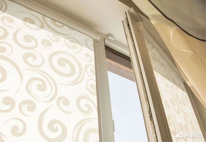 Рулонные шторы уни 1 в гостиную