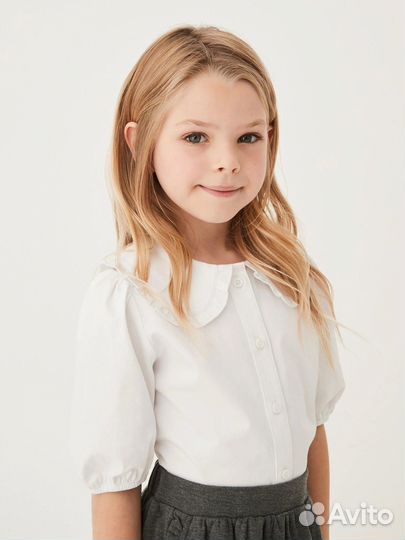 Рубашка школьная next school 122 и 128 (7 и 8 лет)