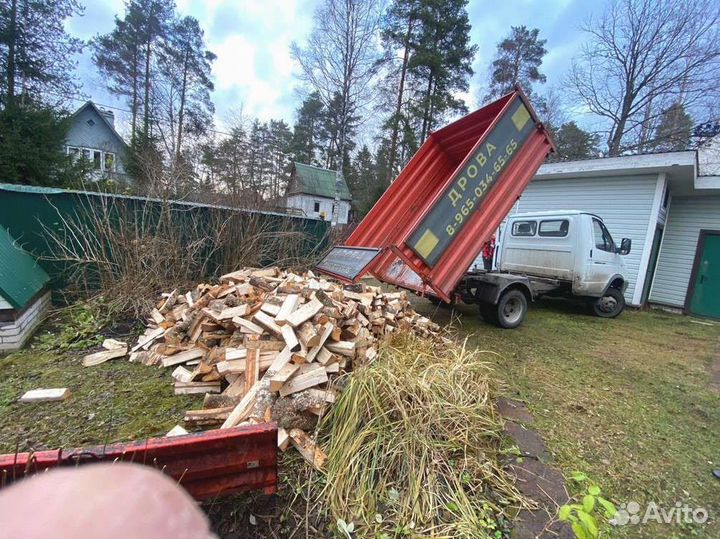 Дрова березовые. Колотые 5 кубов. С доставкой