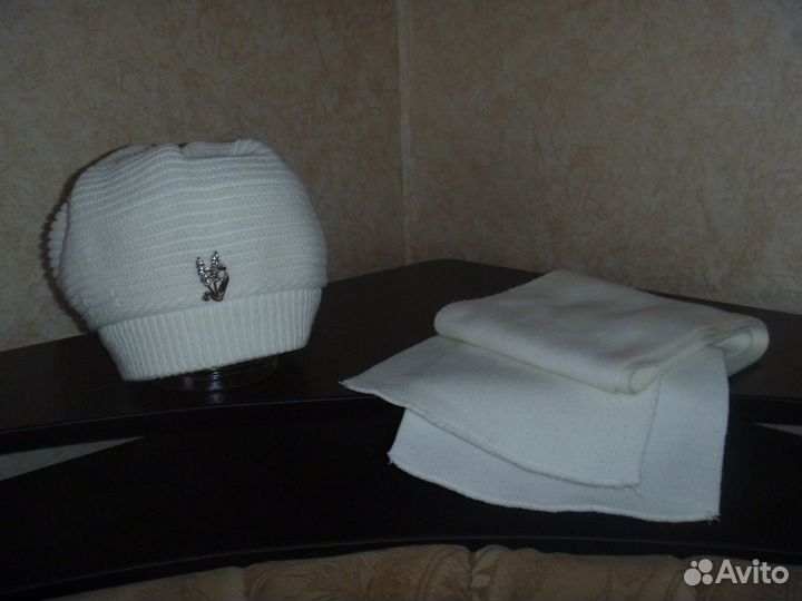 Шапки женские: зима, весна/осень, шарф-труба