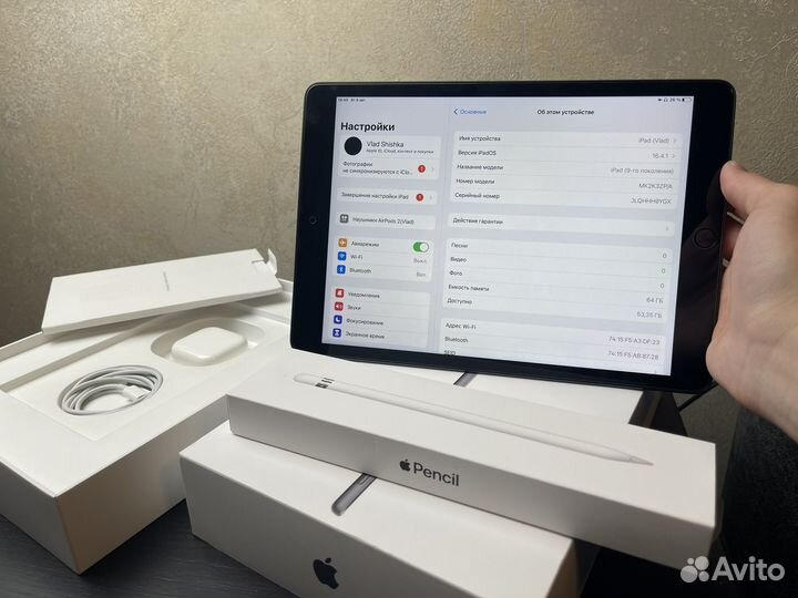 iPad 9th 2021 A2602 64gb Wi-Fi