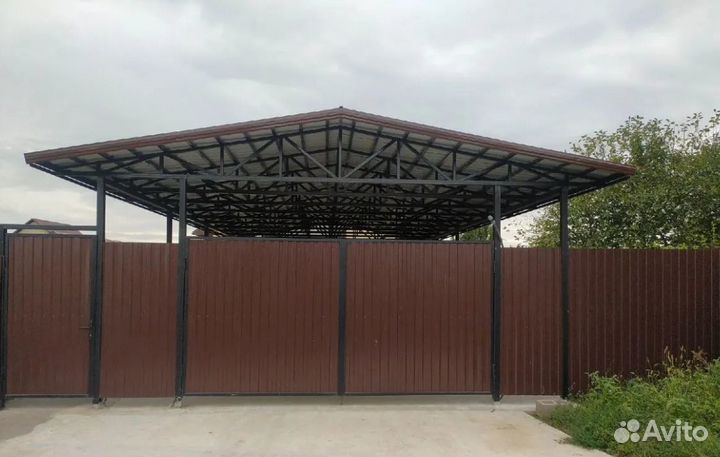 Монтаж Установка Навесов Под Ключ