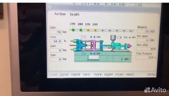 Горизонтальный термопластавтомат ARK-plast SSF720