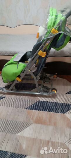 Санки коляска ника детям 7