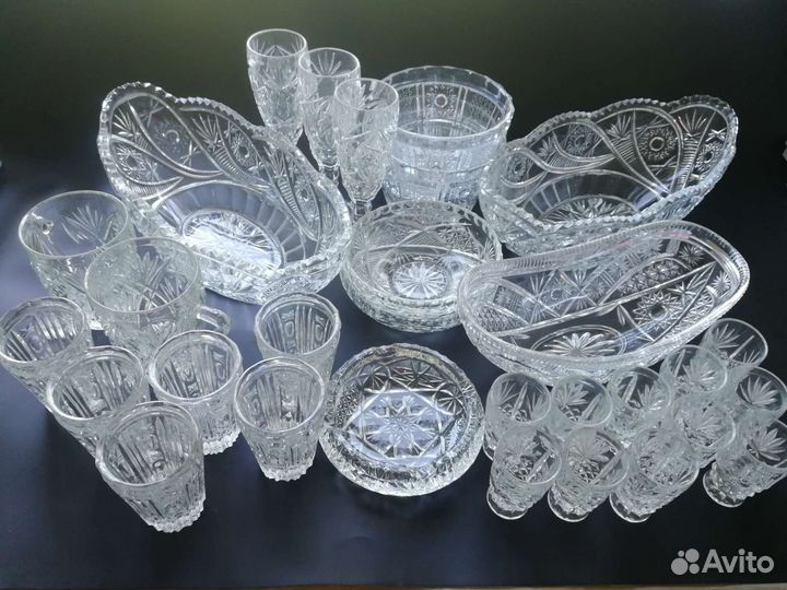 Хрустальная посуда винтаж СССР