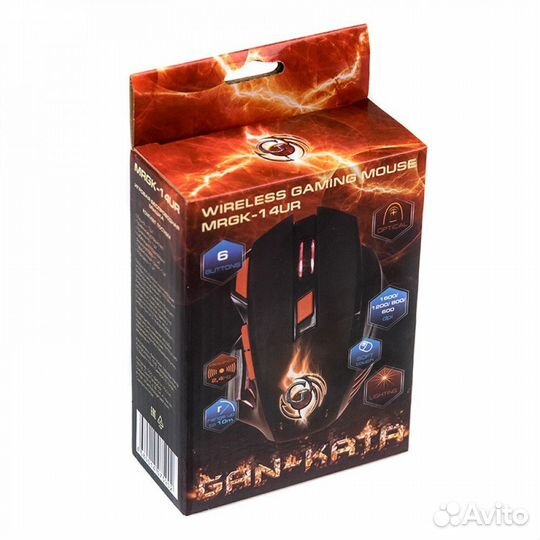 Мышь беспроводная mrgk-14UR dialog GAN-kata RF 2.4