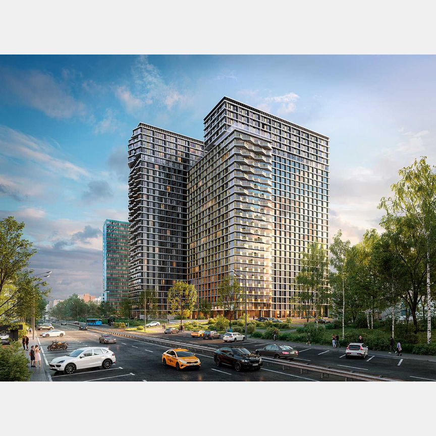 2-к. апартаменты, 47,1 м², 23/29 эт.