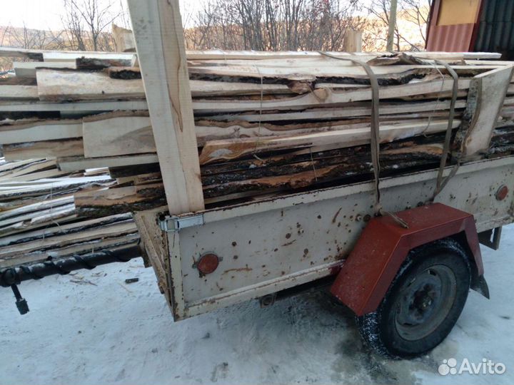 Дрова срезка прицеп