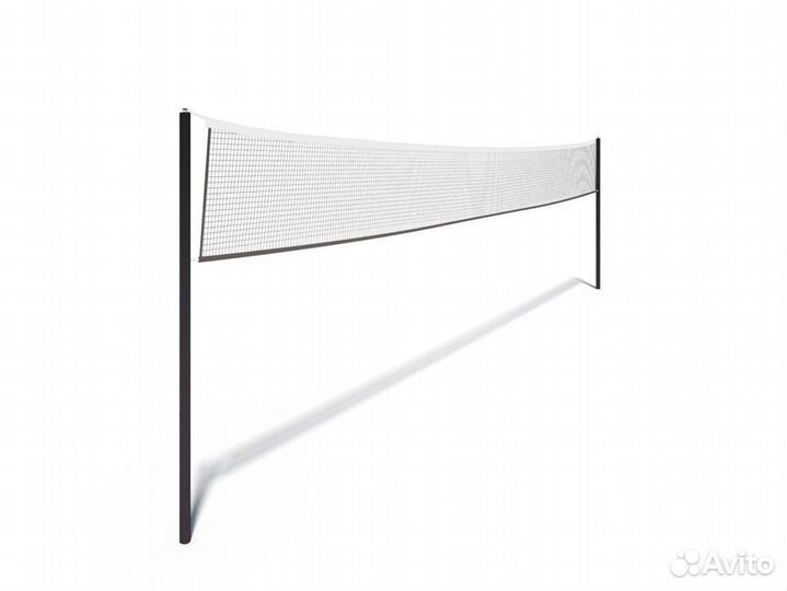 Сетка волейбольная 9,5х1 м (нить 2,0 мм) с тросом