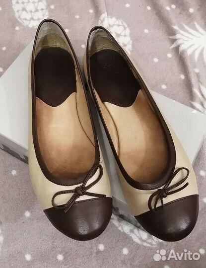 Балетки натуральная кожа 41