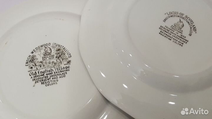 Винтажные тарелки Англия