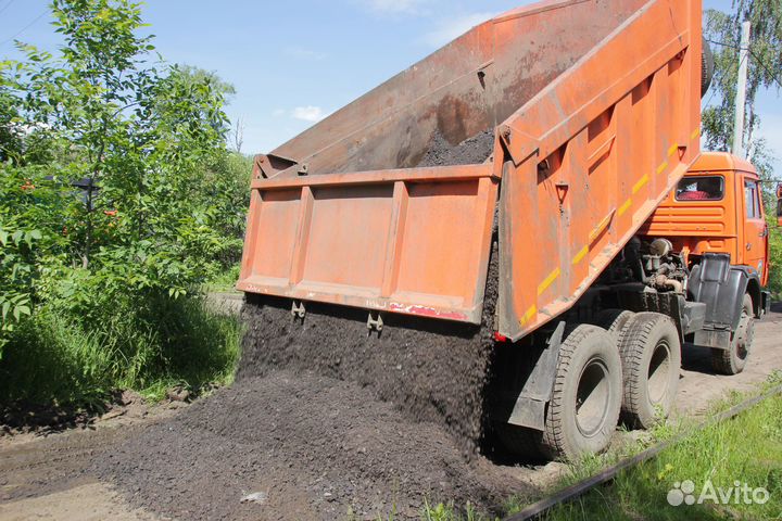 Щебень речной