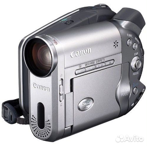 Видеокамера Canon DVD DC10 запись на диск и флеш