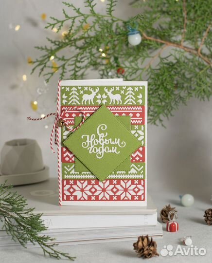 Открытки С Новым годом ручной работы