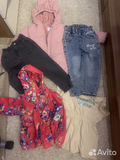 Вещи пакетом на девочку 92 98