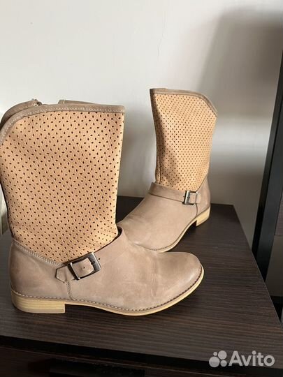 Сапоги кожа, полусапожки Conhpol Relax(Польша)