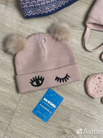 Шапки, шлемы, Балаклава, комплект шапка/снуд шарф