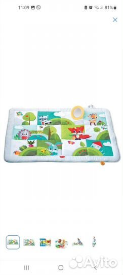 Развивающий коврик tiny love сказочный лес